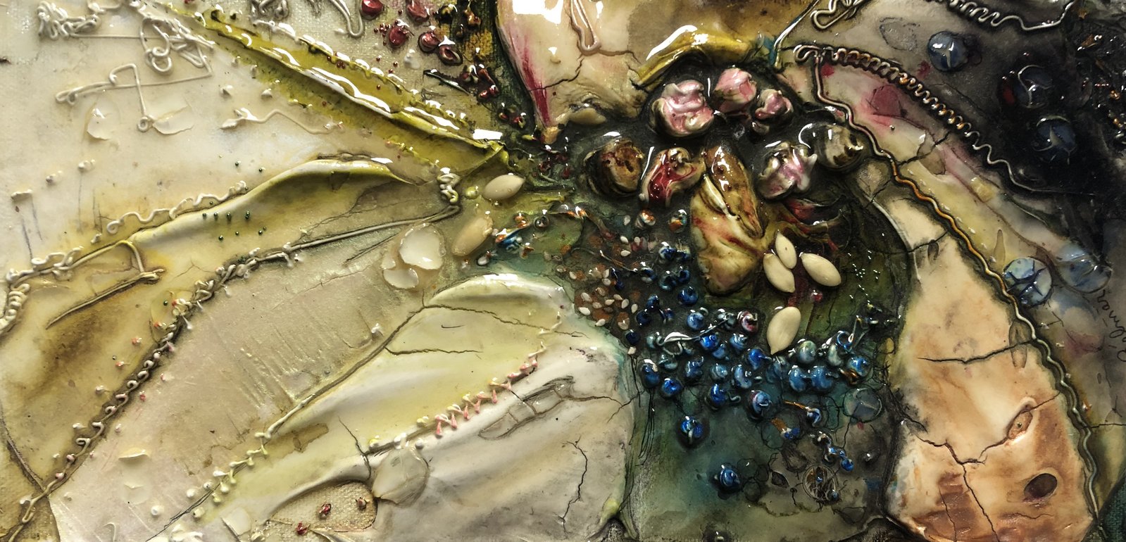 Gerbe...raisins bleus