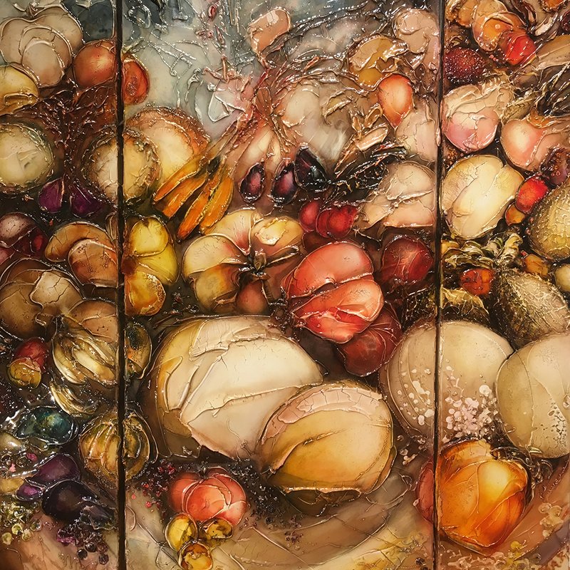 Gros panier de fruits